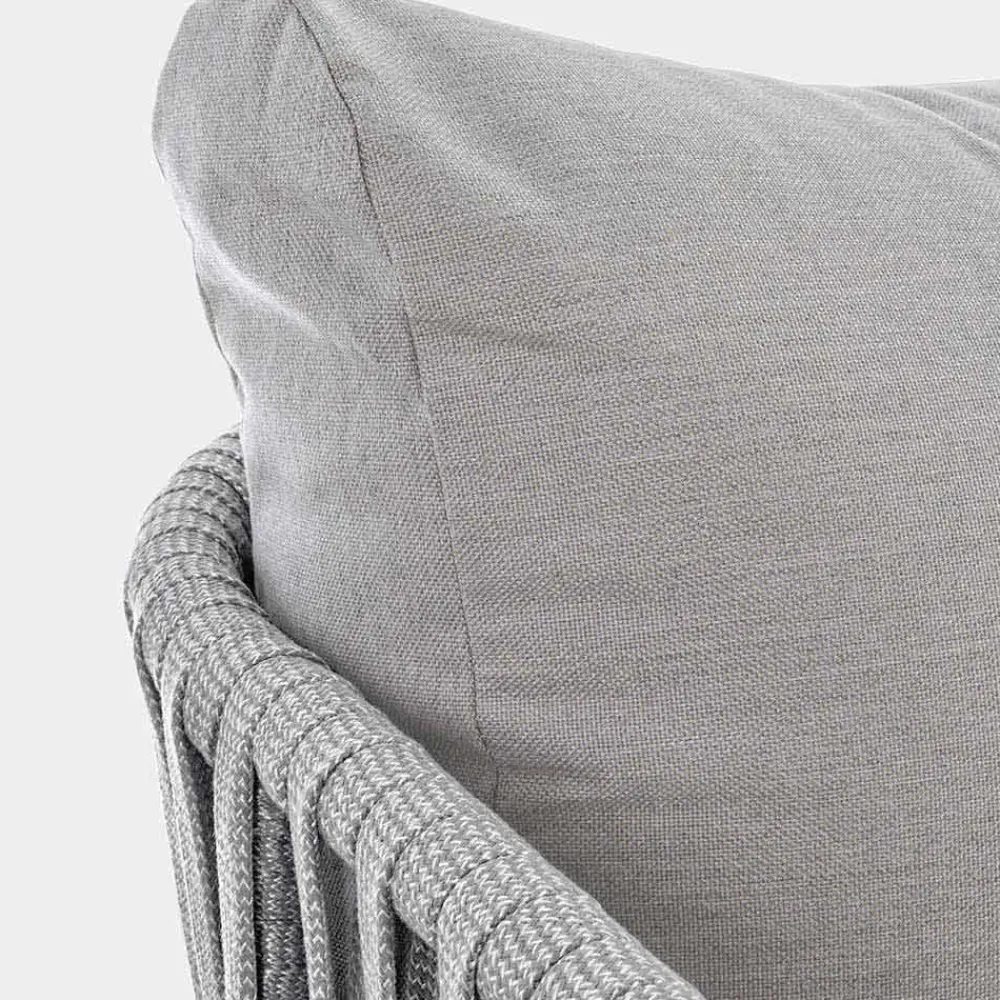 Viadurini in the Garden Gartensofas-Homemotion - Rubio 3-Sitzer Outdoor Design Sofa in Weiß und Grau