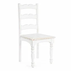 Viadurini Living Klassische Stühle-Homemotion Classic Design Massiver Mango Holz Stuhl - Blanche