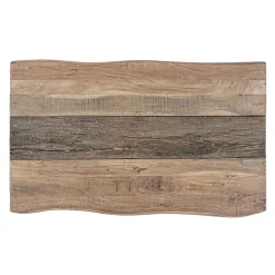 Viadurini Living Moderne Couchtische-Homemotion Couchtisch aus Stahl und Tischplatte aus Akazienholz - Zalma