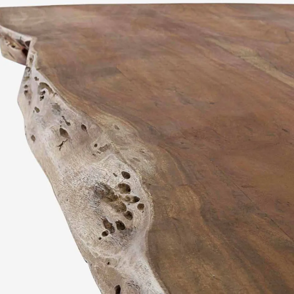 Viadurini Living Esstische-Homemotion Design Esstisch aus Holz und Edelstahl - Kaily