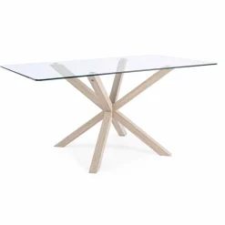 Viadurini Living Esstische-Homemotion Esstisch mit gehärteter Glasplatte - Denda