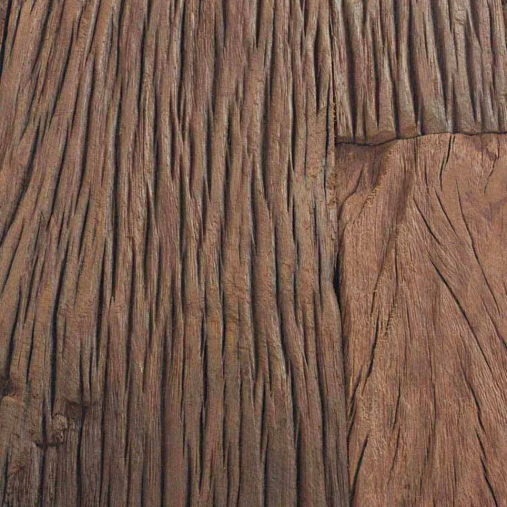 Viadurini Living Esstische-Homemotion Esstisch mit Holz und gehärtetem Glas - Blanco