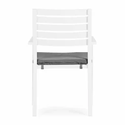 Viadurini in the Garden Gartenstühle Metall-Homemotion Stapelbarer Outdoor-Stuhl aus Aluminium, 4 Stück - Carina