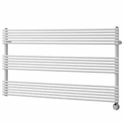 Viadurini Radiators Handtuchheizkörper Elektrisch-Horizontal Electric Design Wandheizkörper aus Stahl bis 700 W - Nibbio