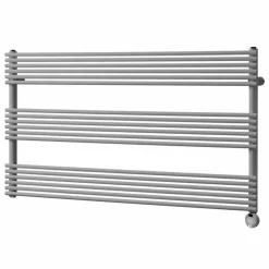 Viadurini Radiators Handtuchheizkörper Elektrisch-Horizontal Electric Design Wandheizkörper aus Stahl bis 700 W - Nibbio