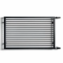 Scirocco H Handtuchheizkörper Wasser-Horizontaler hydraulischer Handtuchwärmer aus Graphitstahl - Shadow von Scirocco