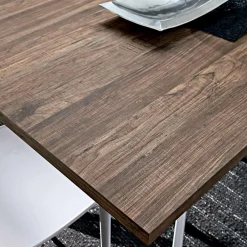 Viadurini Living Esstische-HPL Esstisch mit Metallfuß Made in Italy, Precious - Carlino