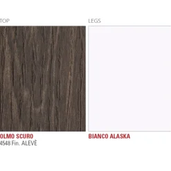 Viadurini Living Esstische-HPL Esstisch mit Metallfuß Made in Italy, Precious - Carlino