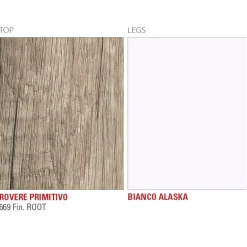 Viadurini Living Esstische-HPL Esstisch mit Metallfuß Made in Italy, Precious - Carlino