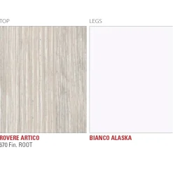 Viadurini Living Esstische-HPL Esstisch mit Metallfuß Made in Italy, Precious - Carlino