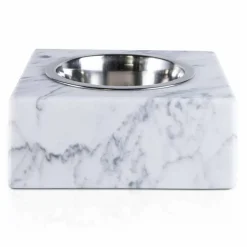Viadurini Pet Collection Deko Artikel Und Wohnaccessoires-Hunde- und Katzenschale aus weißem Carrara-Marmor Made in Italy - Ciotta