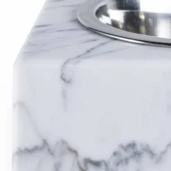 Viadurini Pet Collection Deko Artikel Und Wohnaccessoires-Hunde- und Katzenschale aus weißem Carrara-Marmor Made in Italy - Ciotta