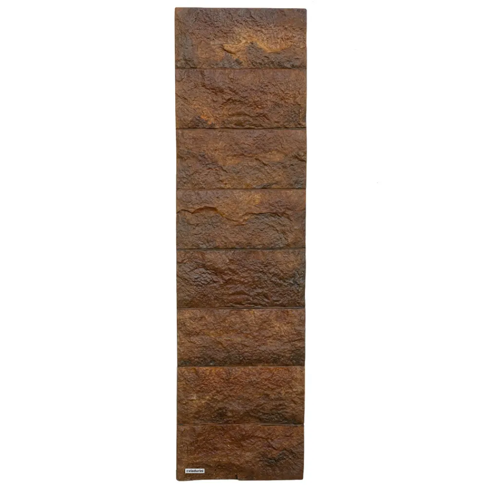 Viadurini Radiators Hybrid Heizkörper-Hybrid-Heizkörper aus italienischem Marmorpulver Corten-Effekt - Terraa