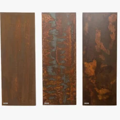 Viadurini Radiators Heizkörper Hydraulisch-Hydraulischer Heizkörper aus italienischem Marmorpulver Corten-Effekt - Linien