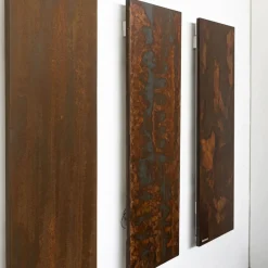 Viadurini Radiators Heizkörper Hydraulisch-Hydraulischer Heizkörper aus italienischem Marmorpulver Corten-Effekt - Linien