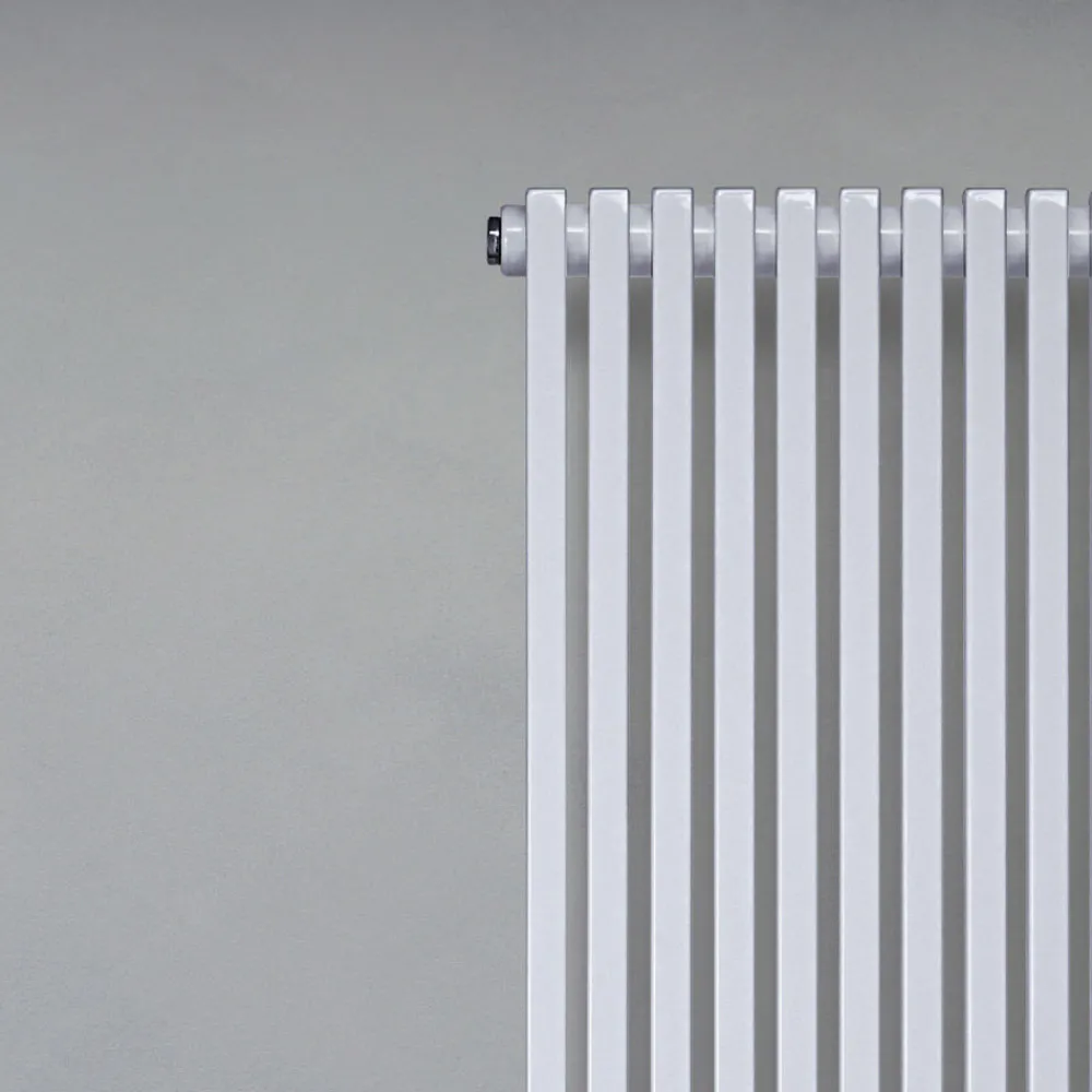 Viadurini Radiators Heizkörper Hydraulisch-Hydraulischer Heizkörper aus verkehrsweißem Stahl, hergestellt in Italien – Cup