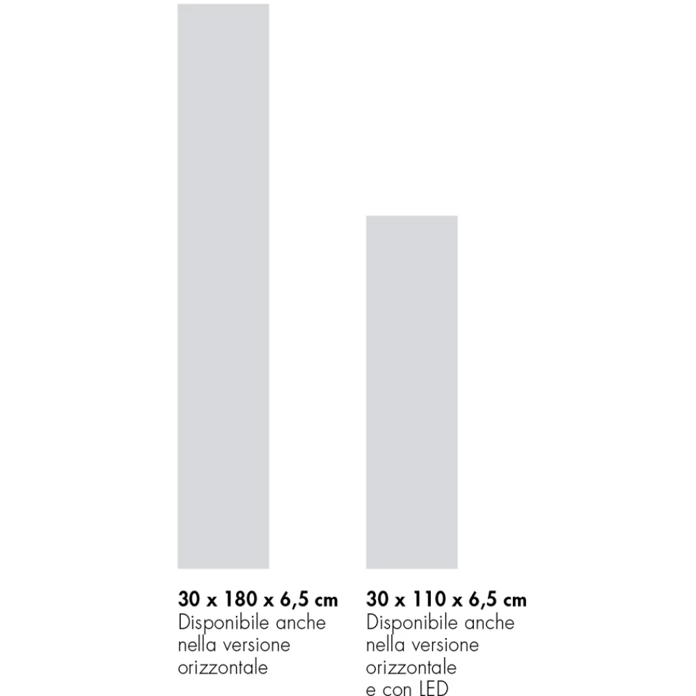 Viadurini Radiators Heizkörper Hydraulisch-Hydraulischer Heizkörper bis zu 480 Watt in italienischem Marmorpulver - Naturae