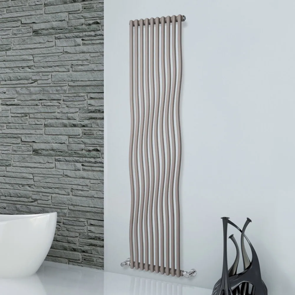 Viadurini Radiators Heizkörper Hydraulisch-Hydraulischer Heizkörper mit gebogenen vertikalen Elementen, hergestellt in Italien – Ribes