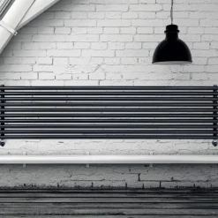 Viadurini Radiators Heizkörper Hydraulisch-Hydraulischer Heizkörper mit vertikalen Kollektoren und horizontalen Rohren – zusammengesetzt