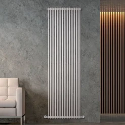 Viadurini Radiators Heizkörper Hydraulisch-Hydraulischer Kühler mit einer Reihe vertikaler Elemente, hergestellt in Italien – Carbon