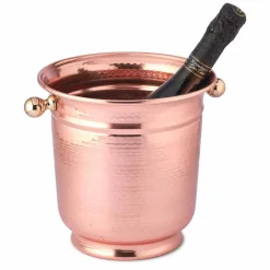 Viadurini Kitchen Küchenzubehör-Ice Bucket Wine Design in poliertem Kupfer oder Grün 20 cm - Gennarino