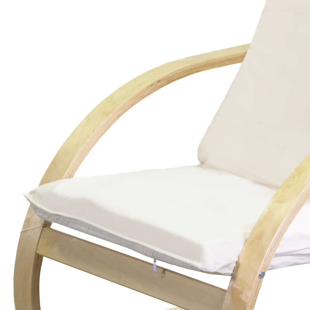 Viadurini Living Moderne Sessel-Indoor-Sessel aus Birkenholz und Stoff - Abissi