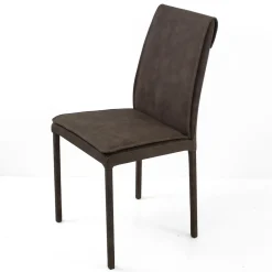 Viadurini Living Moderne Stühle-Indoor-Stuhl mit hoher Rückenlehne aus Kunstleder Made in Italy - Cleto