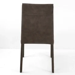 Viadurini Living Moderne Stühle-Indoor-Stuhl mit hoher Rückenlehne aus Kunstleder Made in Italy - Cleto