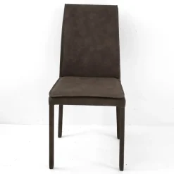 Viadurini Living Moderne Stühle-Indoor-Stuhl mit hoher Rückenlehne aus Kunstleder Made in Italy - Cleto