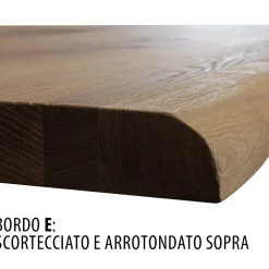 Viadurini Living Esstische Nach Mass|Esstische-Indoor-Tisch mit Platte und Beinen aus Eiche Made in Italy - Geolier