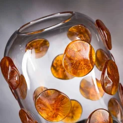 Viadurini Living Deko Artikel Und Wohnaccessoires-Indoor-Vase aus Muranoglas mit farbigen Details Made in Italy - Mirtos