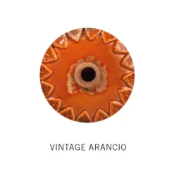 Ferroluce Wandleuchte Industrial-Industriedesign-Wandlampe aus Eisen und Keramik, handgefertigt - Grunge