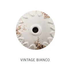 Ferroluce Pendelleuchte Industrial-Industrielle Pendelleuchte aus handgefertigtem Eisen und Keramik - Industriell