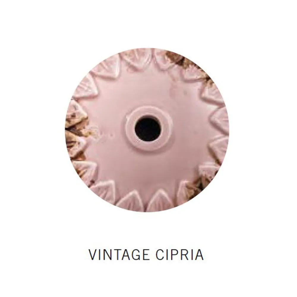 Ferroluce Pendelleuchte Industrial-Industrielle Pendelleuchte aus handgefertigtem Eisen und Keramik - Industriell