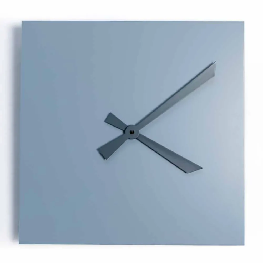 Viadurini Time Design Wanduhren-Industrielle und moderne quadratische Wanduhr von italienischem Design - Titan