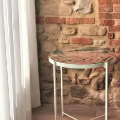 Viadurini Design Moderne Couchtische-Innen- oder Außen-Couchtisch mit Metallstruktur Made in Italy - Carim