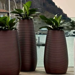 Myyour Gartenideen-Innen- oder Außenvase, Kunststoff-Pflanzgefäß 3 Abmessungen, 2 Stück - Pandora von