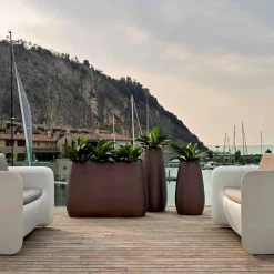 Myyour Gartenideen-Innen- oder Außenvase, Kunststoff-Pflanzgefäß 3 Abmessungen, 2 Stück - Pandora von