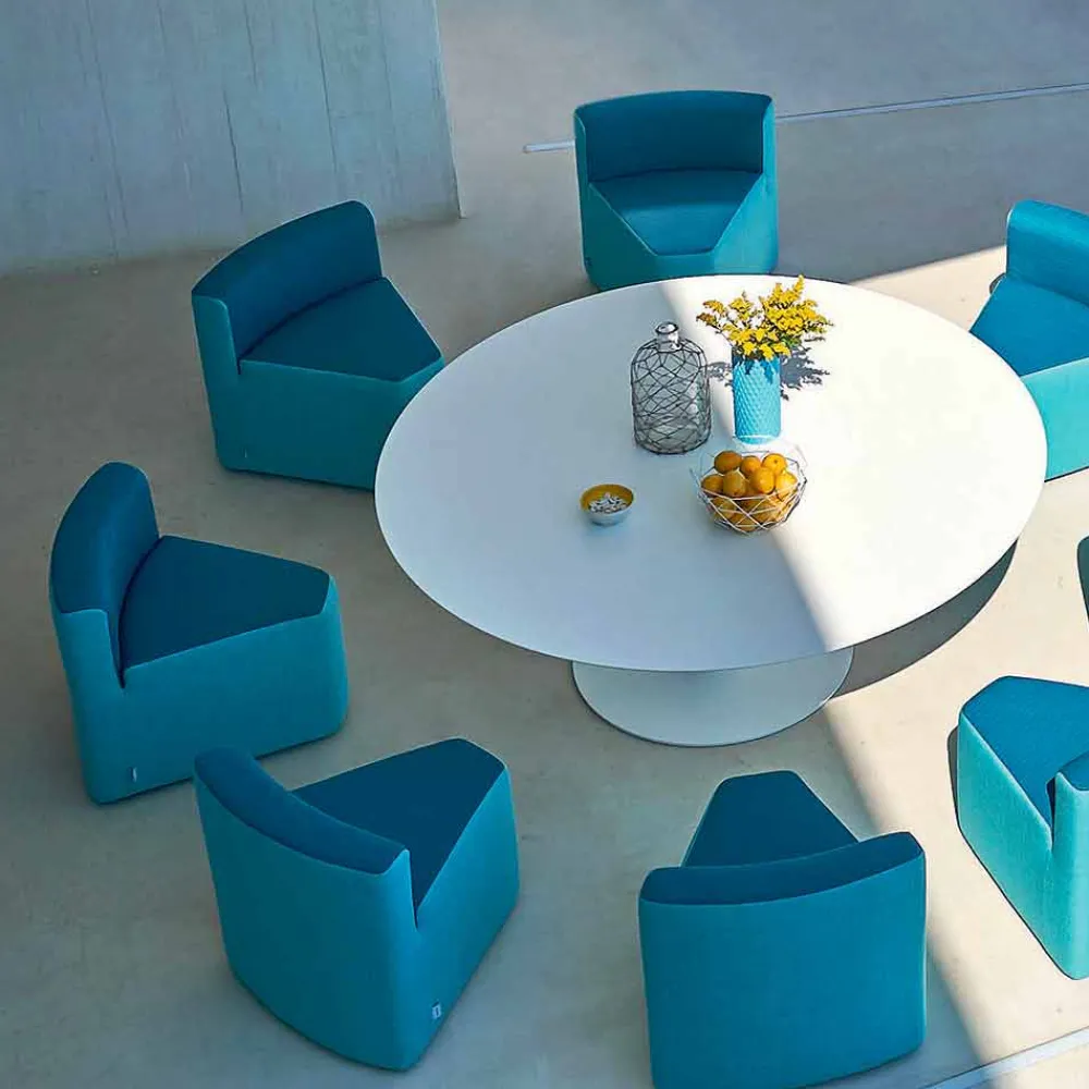 Varaschin Gartentische Fest-In&out Gartentisch + 8 Loungestühle Big