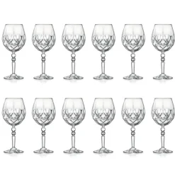 Viadurini Kitchen Italienisches Kristallgeschirr-Italienische Ökologische Kristall Aperitif Gläser Service 12 Stück - Bromeo