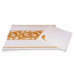 Viadurini by Marchi 1633 Tischdecken-Italienischer Hndgefertigtes Frühstücksservierset Handabdruck auf alten Stoffen