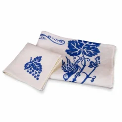 Viadurini by Marchi 1633 Tischdecken-Italienischer Hndgefertigtes Frühstücksservierset Handabdruck auf alten Stoffen