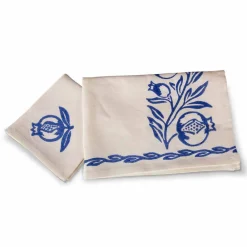 Viadurini by Marchi 1633 Tischdecken-Italienischer Hndgefertigtes Frühstücksservierset Handabdruck auf alten Stoffen