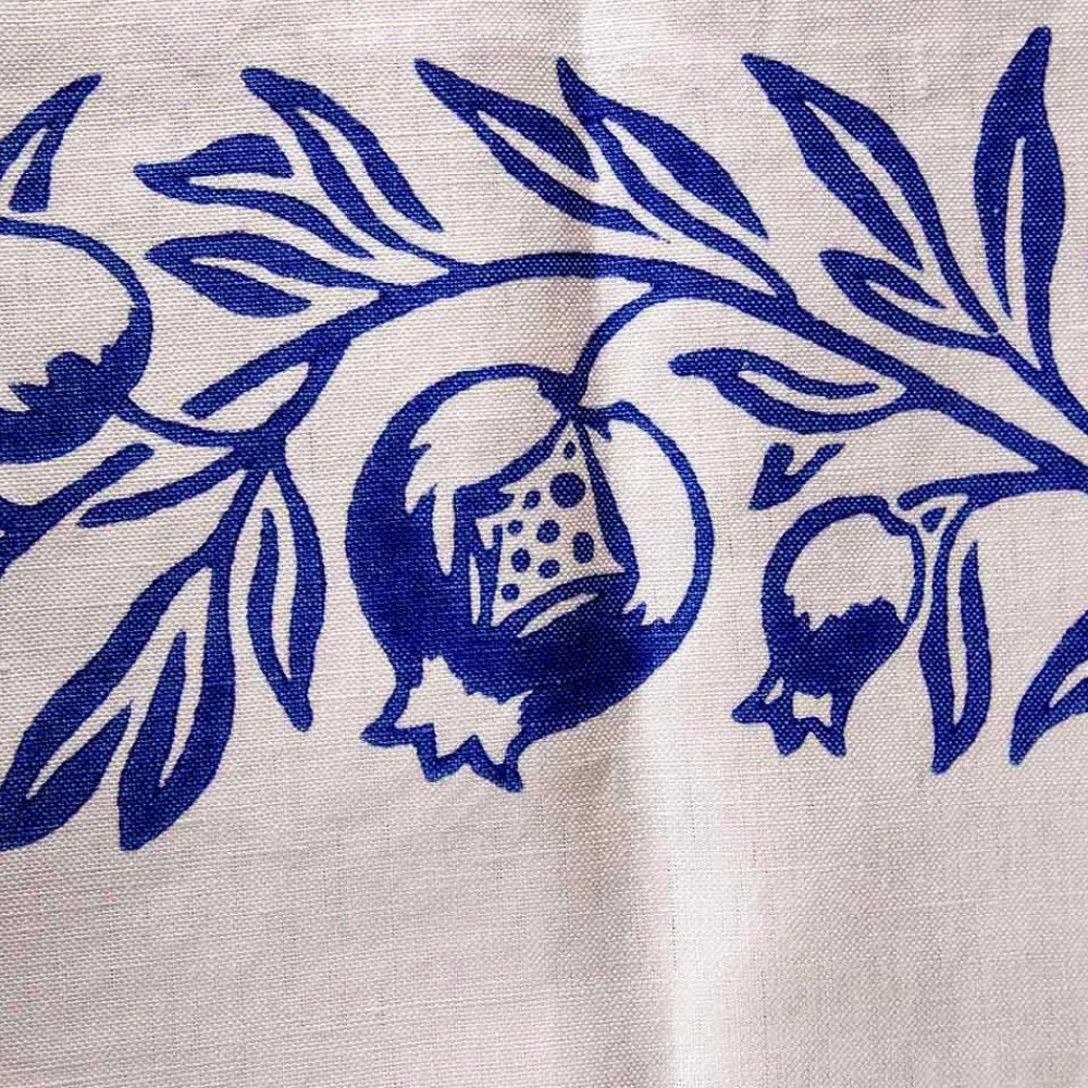 Viadurini by Marchi 1633 Tischdecken-Italienischer Hndgefertigtes Frühstücksservierset Handabdruck auf alten Stoffen