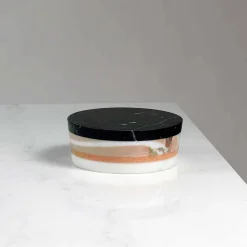 Viadurini Kitchen Küchenzubehör-Italienischer Luxusbehälter aus laminiertem Marmor - Leonida