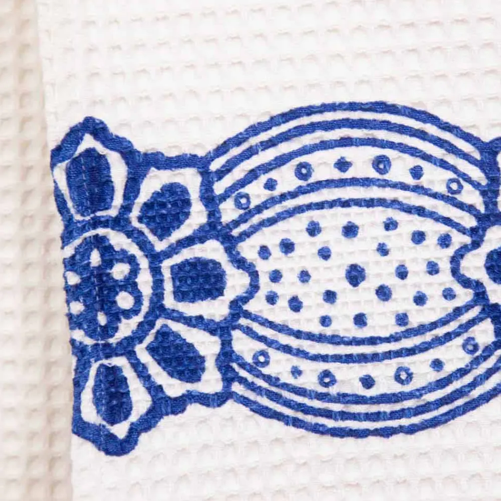 Viadurini by Marchi 1633 Handtücher-Italienisches handgefertigtes Handtuch mit handgefertigtem Druck aus Baumwolle - Viadurini von Marchi