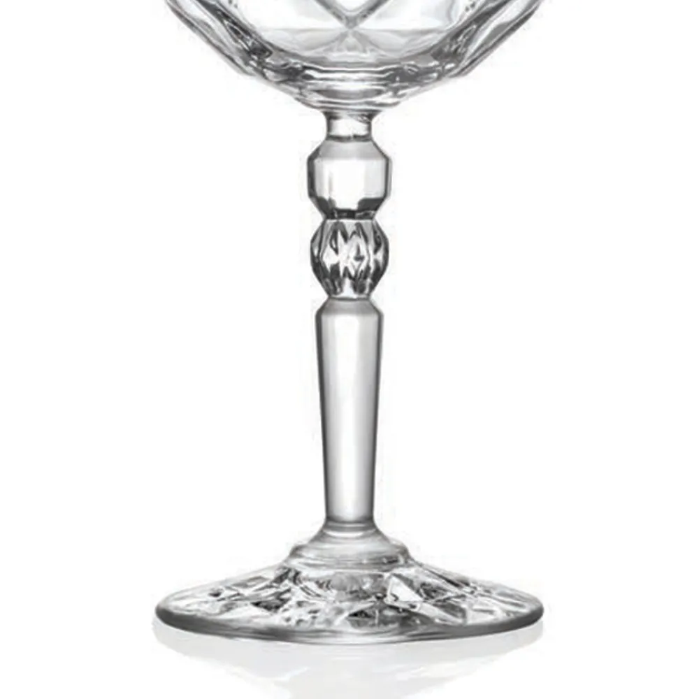 Viadurini Kitchen Italienisches Kristallgeschirr-Italienisches Ökologisches Kristall-Cocktailglas-Service 12 Stück - Bromeo