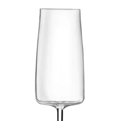 Viadurini Kitchen Italienisches Kristallgeschirr-Italienisches Minimal Eco Crystal Flöte Kelch Set 12 Stück - Primordio