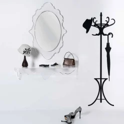 Viadurini Living Wandspiegel-Joy transparenter Design-Wandspiegel, made in Italy