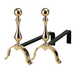 Viadurini Fire Design Feuerbock-Kaminböcke aus Messing, Höhe 32 cm, hergestellt in Italien – Bär